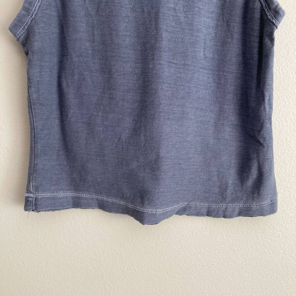 Free People Movement Womens Blue Gray 100% Cotton Tank Top Size XS Basic - Picture 5 of 8